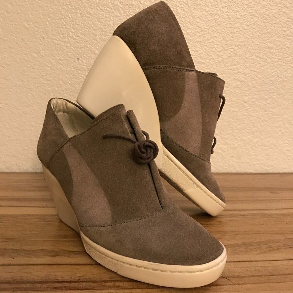 Hussein Chalayan x Puma Urban Fold Suede Leather Wedge Sneaker Made in Italy